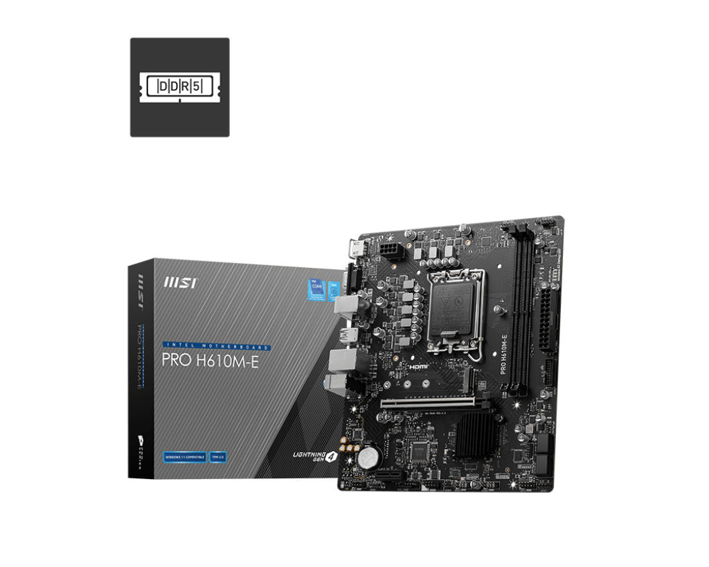 PRO H610M-E DDR5