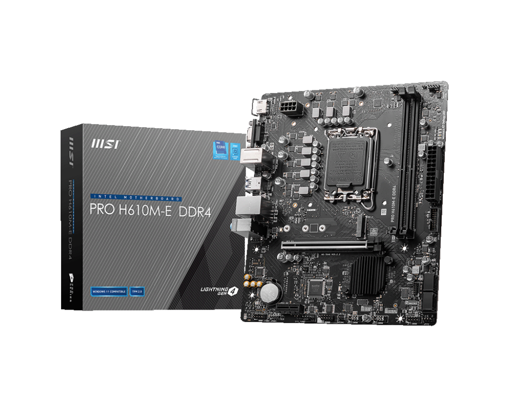 PRO H610M-E DDR4