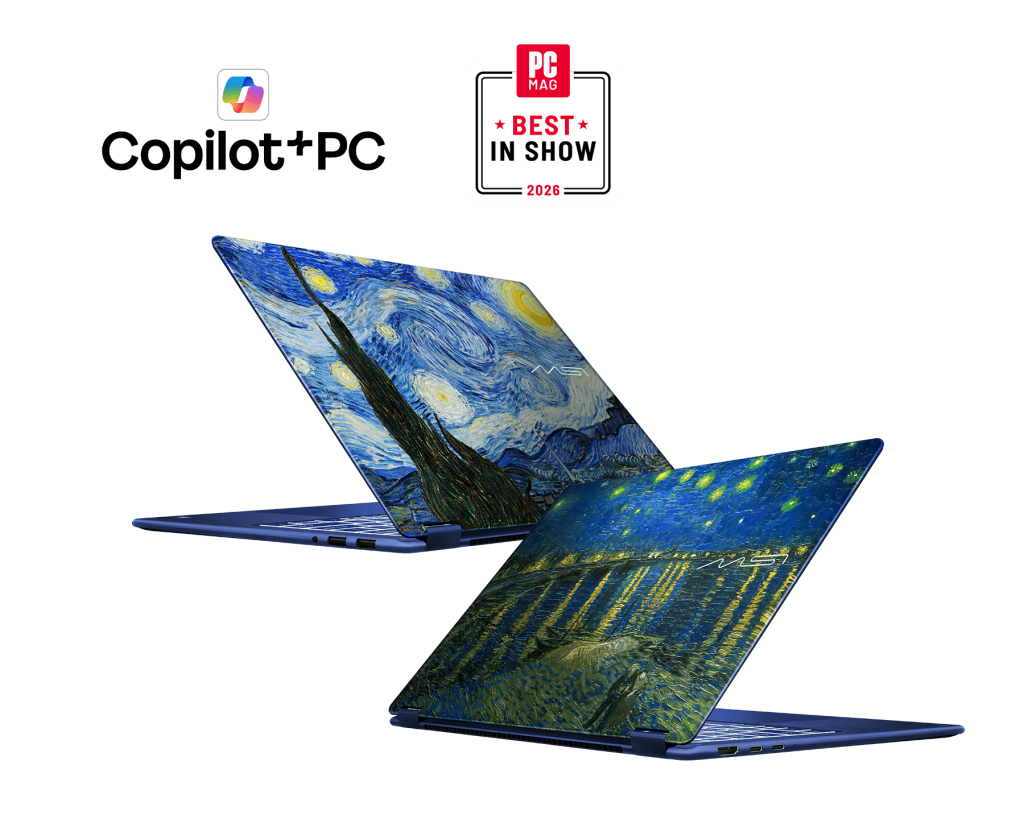 Prestige 14 Flip AI+ Vincent van Gogh - Starry Night Over the Rhone