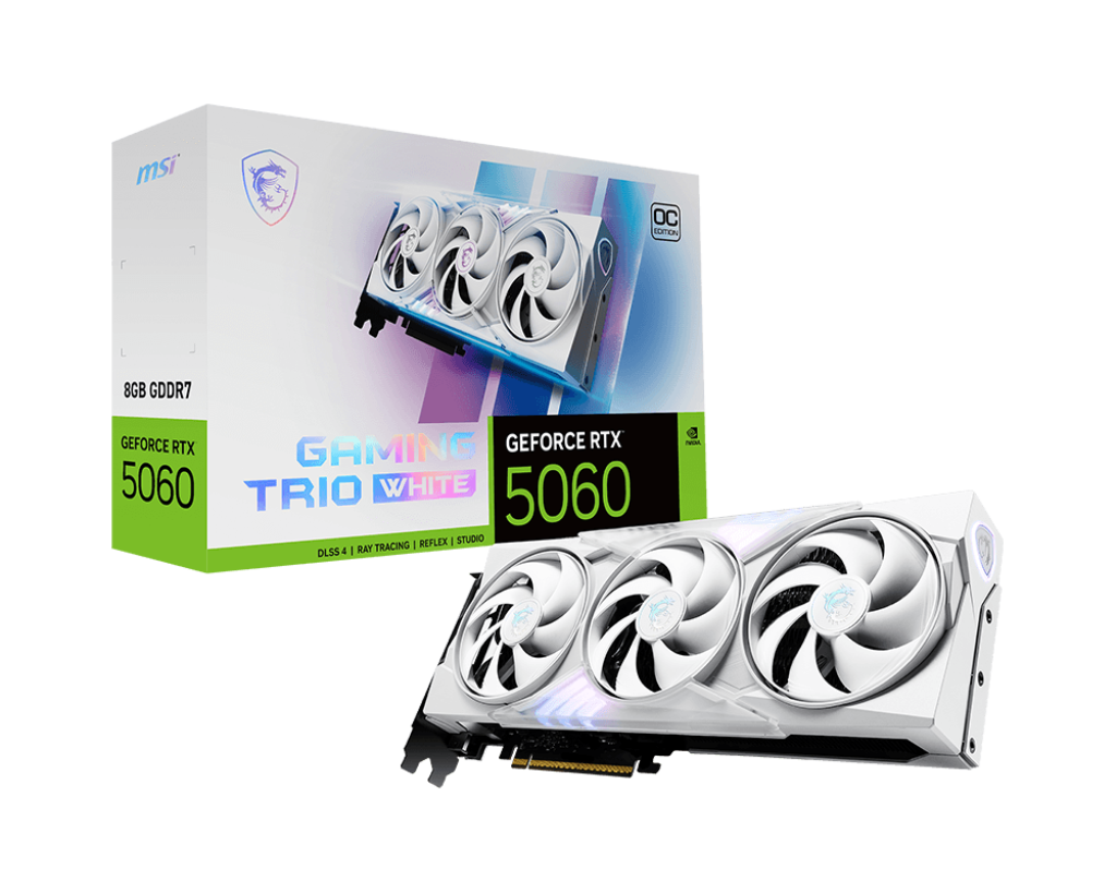 GeForce RTX™ 5060 8G GAMING TRIO OC WHITE
