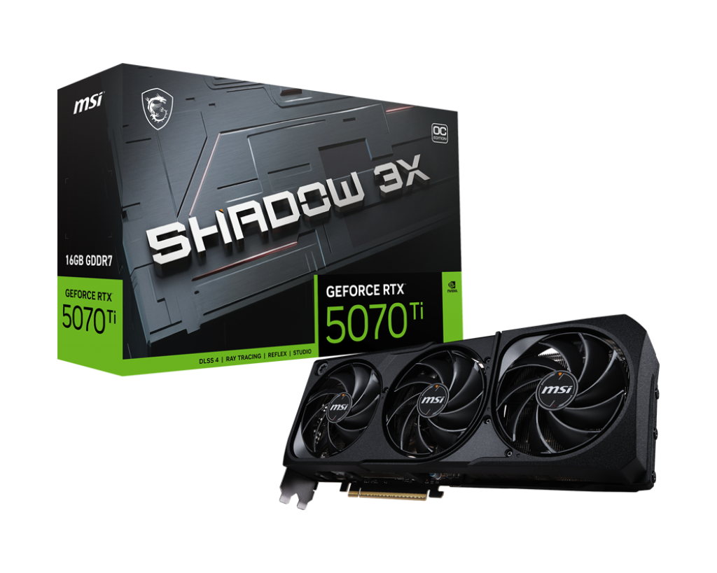 GeForce RTX™ 5070 Ti 16G SHADOW 3X OC