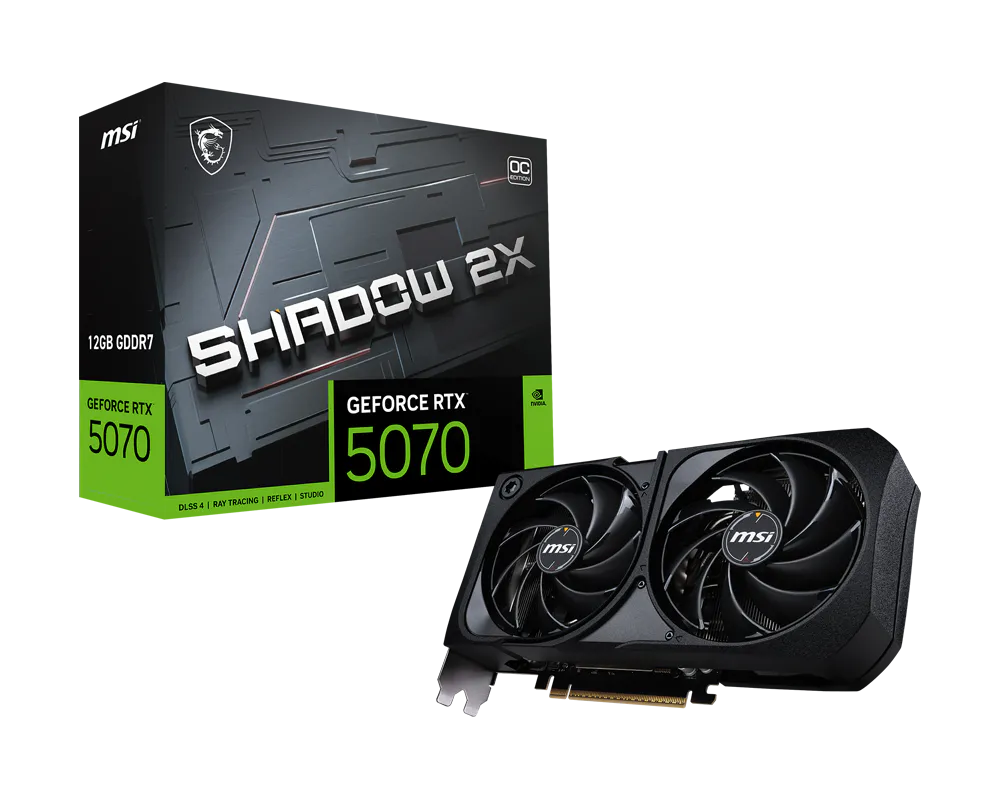 GeForce RTX™ 5070 12G SHADOW 2X OC