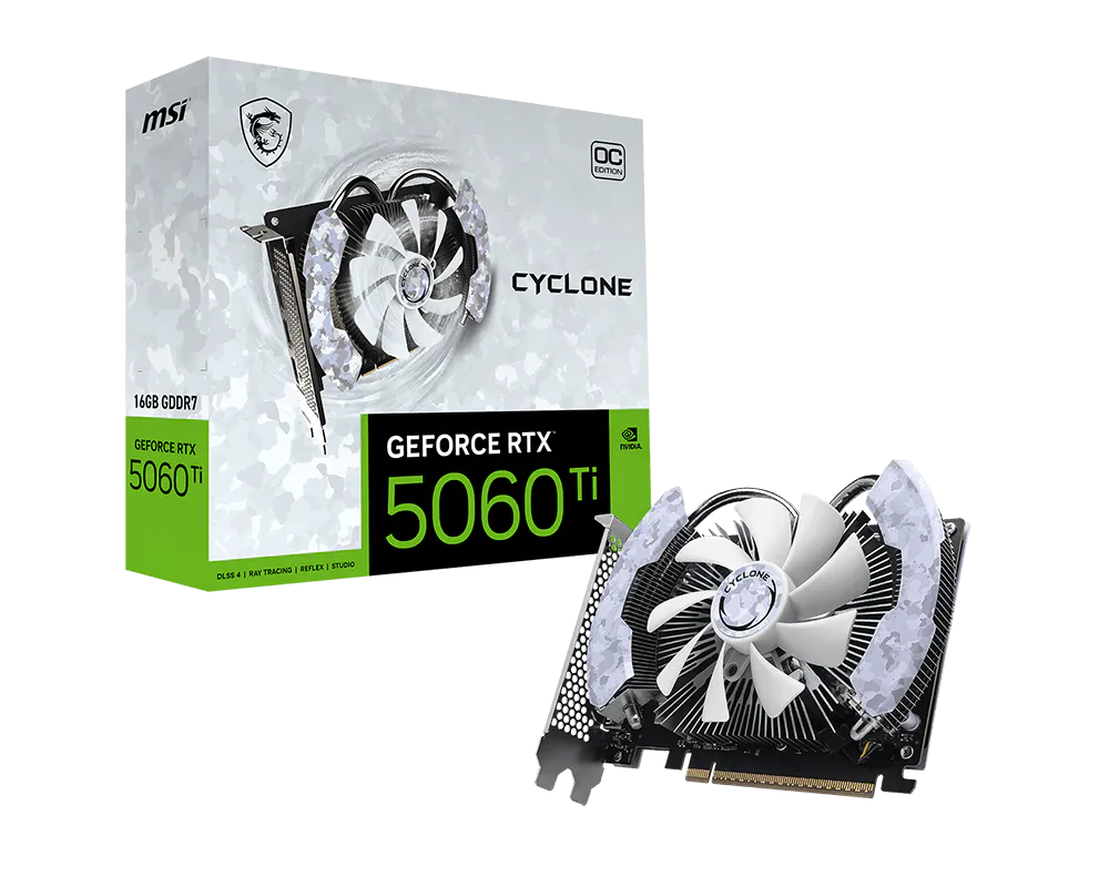 GeForce RTX 5060 Ti 16G CYCLONE OC